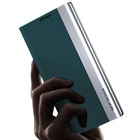Θήκη με πτερύγιο για Samsung Galaxy A34 5G, Side Magnetic, πράσινη