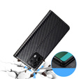 Θήκη με πτερύγιο για Xiaomi Redmi Note 13 Pro 4G / Xiaomi Redmi Note 14S / Xiaomi Poco M6 Pro 4G, Carbon LC.IMEEKE, μαύρη