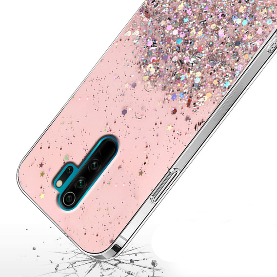 Θήκη για Xiaomi Redmi Note 8 Pro, Glittery, ροζ