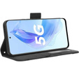 Θήκη με πτερύγιο για Honor 90 Lite 5G, Card Slot, μαύρη