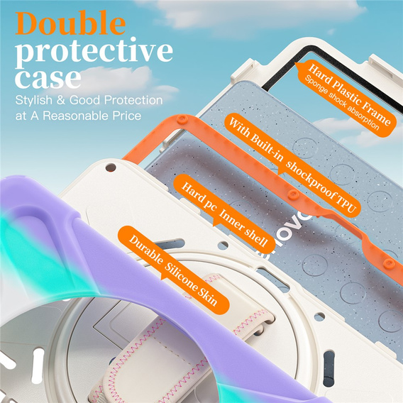 Θήκη με βάση και ιμάντα ώμου για Lenovo Tab One