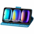 Θήκη με πτερύγιο για Infinix Hot 50 Pro+ 4G, Butterfly, μπλε
