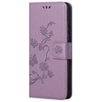 Θήκη με πτερύγιο για Samsung Galaxy M23, Butterfly, μωβ
