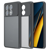 Θήκη για Xiaomi Poco X6 Pro 5G, Fusion Hybrid, με προστασία κάμερας, ματ / μαύρο