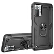 θωρακισμένη θήκη για Xiaomi Redmi Note 10 Pro, Nox Case Ring, μαύρη