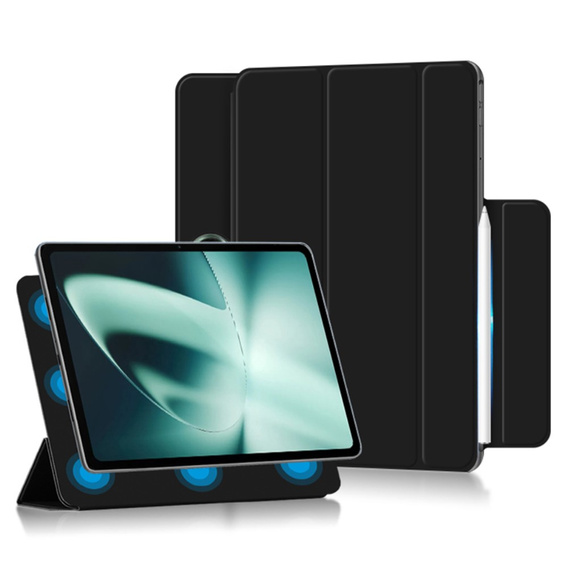 Θήκη για OnePlus Pad, Magnetic, Smartcase, μαύρη