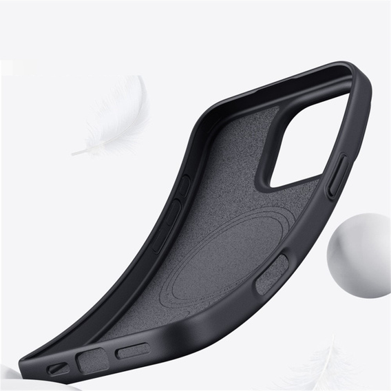 Θήκη για iPhone 16 Pro, Aramid Fiber Cover, μαύρη