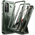 Θωρακισμένη θήκη για Samsung Galaxy S23 FE, Dexnor Full Body (Two Frames), πράσινη