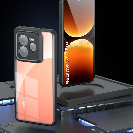 Θήκη για Realme GT 7 Pro, Fusion Hybrid, διαφανής