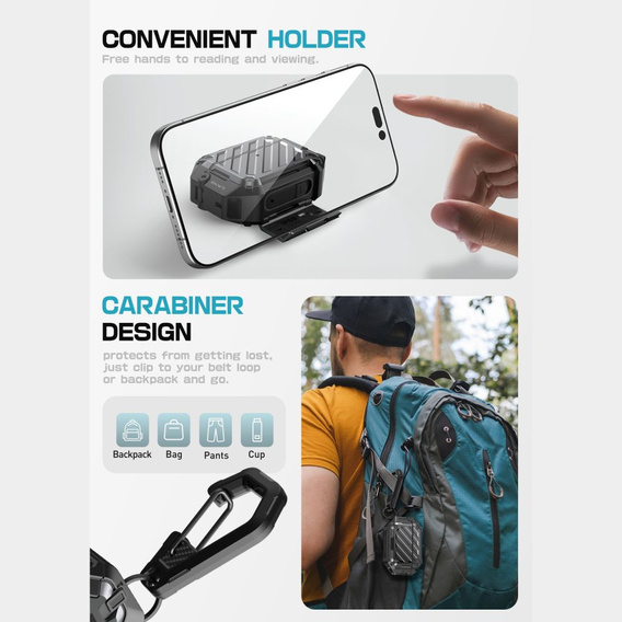 Προστατευτική θήκη Supcase Unicorn Beetle Pro MagSafe IP68 για Apple AirPods Pro 3