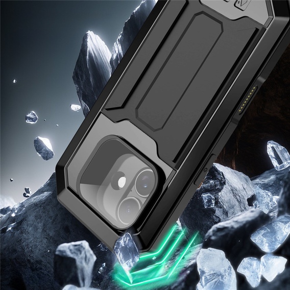 Θήκη R-JUST με προστατευτικό οθόνης και βάση για iPhone 17