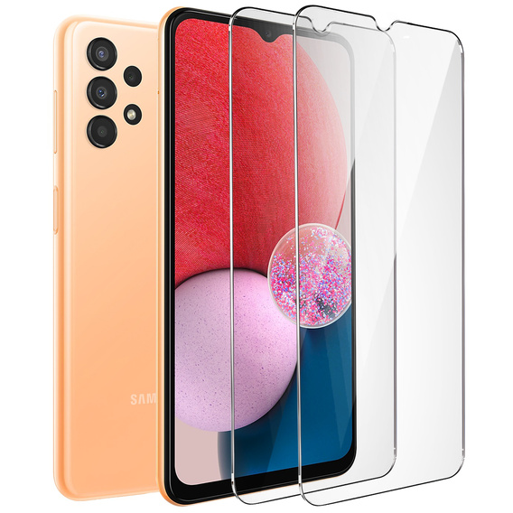 2x Μετριασμένο γυαλί για Samsung Galaxy A13 4G/5G, ERBORD 9H Hard Glass στην οθόνη