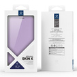 Θήκη Dux Ducis για iPhone Air, Skin X Pro, με πτερύγιο, για MagSafe, μοβ