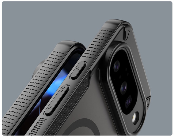 Θωρακισμένη θήκη για το Google Pixel 10 Pro XL, για MagSafe, ματ, μαύρο