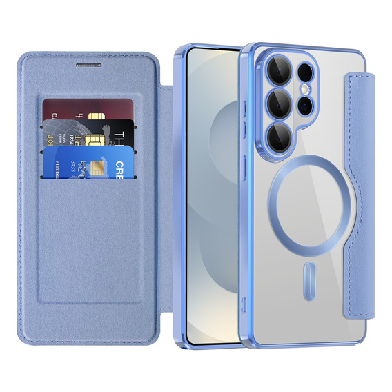 Θήκη με πτυσσόμενο καπάκι RFID Wallet MagSafe με προστασία κάμερας για Samsung Galaxy S26 Ultra