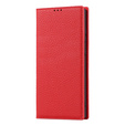 Δερμάτινη θήκη για Samsung Galaxy S23 Plus, ERBORD Grain Leather, κόκκινη