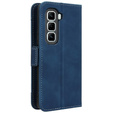 Θήκη με πτερύγιο για Infinix Hot 50 Pro+ 4G, Card Slot, σκούρο μπλε