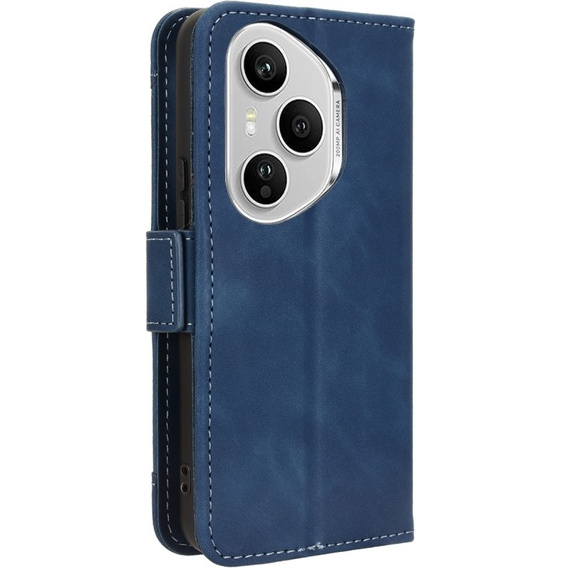 Θήκη με πτερύγιο για Honor 400 Pro 5G, Card Slot, σκούρο μπλε