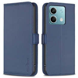 θήκη με πτερύγιο για Xiaomi Redmi Note 13 5G, BINFEN Wallet, μπλε