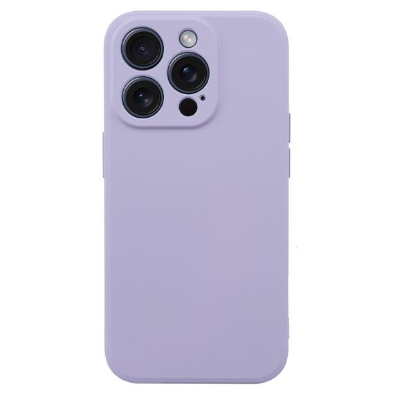 Θήκη για iPhone 15 Pro Max, Silicone Lite, μωβ