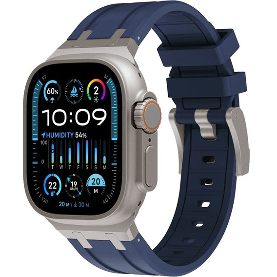 Λουράκι σιλικόνης για Apple Watch 1/2/3/4/5/6/7/8/9/10/SE/Ultra/Ultra 2 42/44/45/49MM