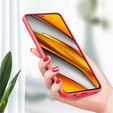 Θήκη για Xiaomi Mi 11i / POCO F3, Silicone Lite, κόκκινη