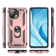 θωρακισμένη θήκη για Xiaomi Mi 11 Lite / Mi 11 Lite 5G / 11 Lite 5G NE, Nox Case Ring, ροζ rose gold