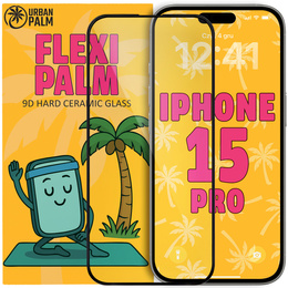 9D Flexi Palm κεραμικό γυαλί για iPhone 15 Pro
