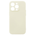 Θήκη για iPhone 15 Pro, Silicone Lite, κρεμ χρώματος