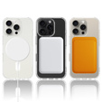 Μαγνητική θήκη MagSafe για iPhone 16 Pro Max, ERBORD CrystalMag, διαφανής + Γυαλί οθόνης