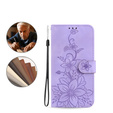 Θήκη με πτερύγιο για Oppo A60, Lily Flower, μωβ