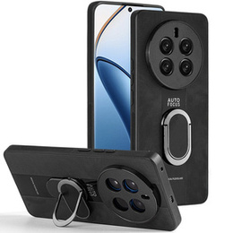 θήκη για το Realme 12 Pro 5G / 12 Pro+ 5G, Leather Kickstand Ring, μαύρη