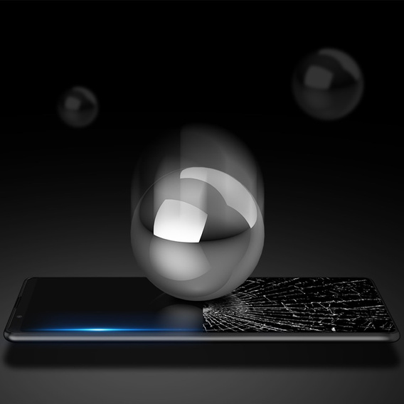 Μετριασμένο γυαλί για Sony Xperia 10 V, Dux Ducis πλήρη οθόνη, μαύρη