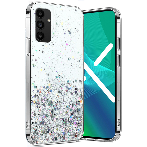 Θήκη για Samsung Galaxy A04S / A13 5G, Glittery, διαφανής