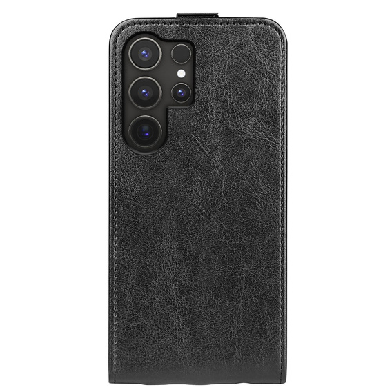 Θήκη με πτερύγιο για Samsung Galaxy S25 Ultra, Flip, μαύρη