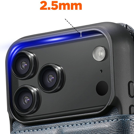 Θήκη 2 σε 1 για iPhone 17 Pro, SUTENI, για MagSafe, μπλε