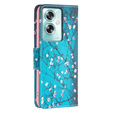 Θήκη με πτερύγιο για Oppo A79 5G, Wallet, Sakura, μπλε