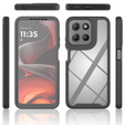 Θήκη για Motorola Moto E15 4G / G15 4G / G05 4G, Shockproof, με μεμβράνη, μαύρη