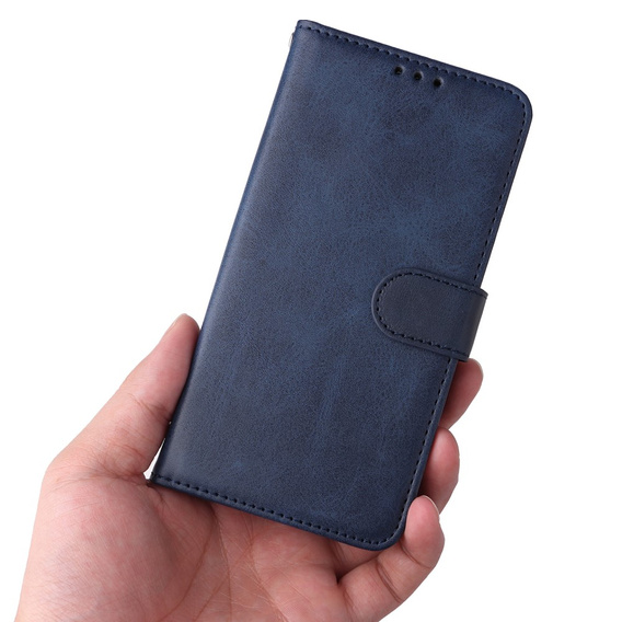 Θήκη με πτερύγιο για Samsung Galaxy A34 5G, Leather Wallet, σκούρο μπλε