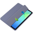 Θήκη για Samsung Galaxy Tab S10 FE+ Plus, Smartcase Hybrid, με χώρο για γραφίδα, μωβ