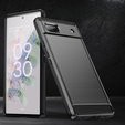 Θήκη για Google Pixel 6A, Carbon, μαύρη