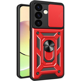 Θήκη για Samsung Galaxy S24+ Plus, CamShield Slide, κόκκινη