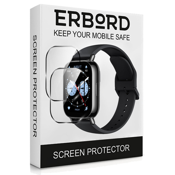 2x υβριδικό γυαλί ERBORD για Xiaomi Redmi Watch 5 Lite