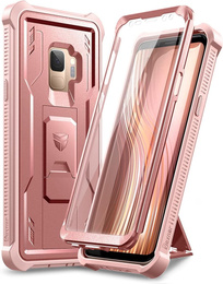 Θωρακισμένη θήκη για Samsung Galaxy S9, Dexnor Full Body, ροζ