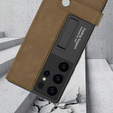 Θήκη με πτερύγιο για Samsung Galaxy S25 Ultra, GKK Card Slot Wallet, μαύρη