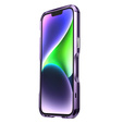 Θήκη LUPHIE για iPhone 14 Plus, Armor Bumper, μωβ