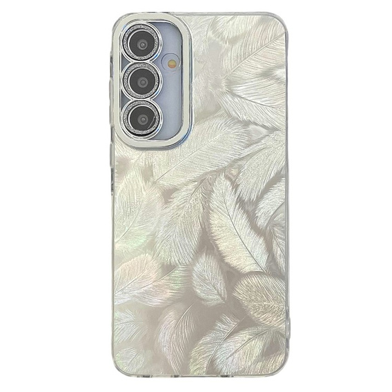 Η θήκη για Samsung Galaxy A36 5G / A56 5G, Feather, ασημένια