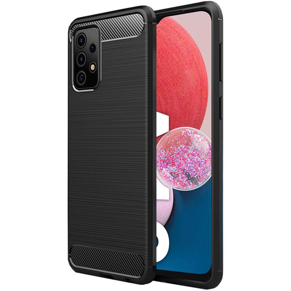 Θήκη για Samsung Galaxy A13 4G, Carbon, μαύρη
