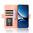 Θήκη με πτερύγιο για Xiaomi Poco X7 Pro 5G, Card Slot, ροζ