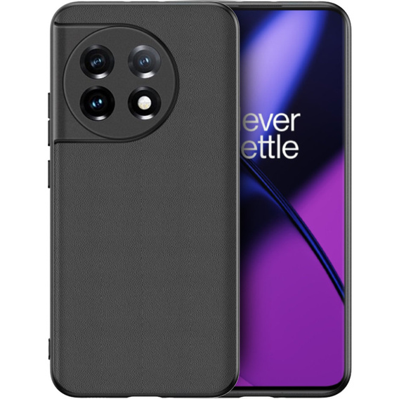 Δερμάτινη θήκη για OnePlus 11 5G, leather hybrid, μαύρη